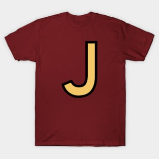 Funky Yellow Letter J T-Shirt